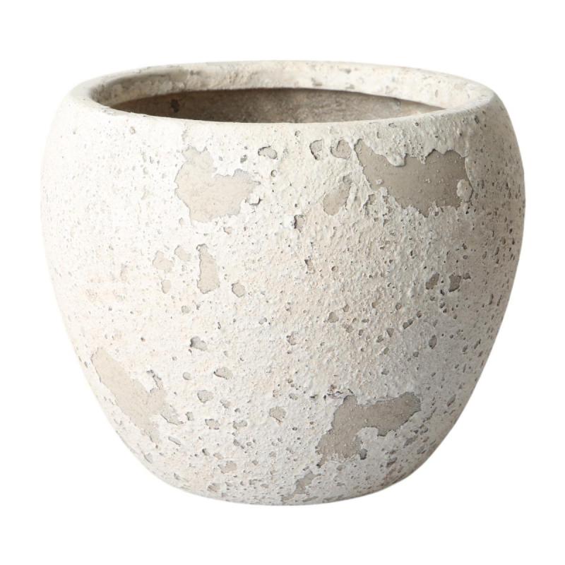 Topf in Zementoptik