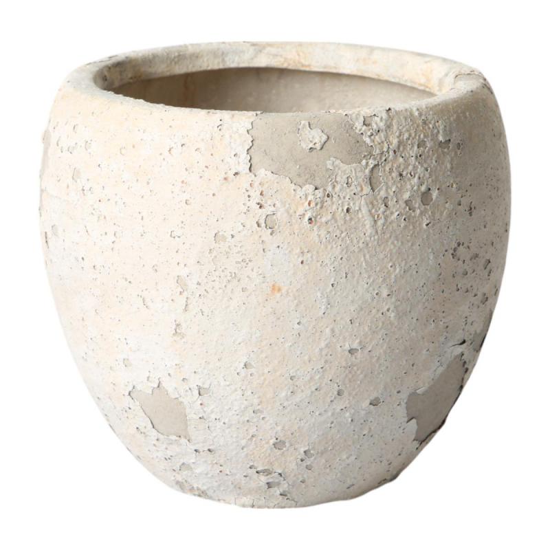 Topf in Zementoptik