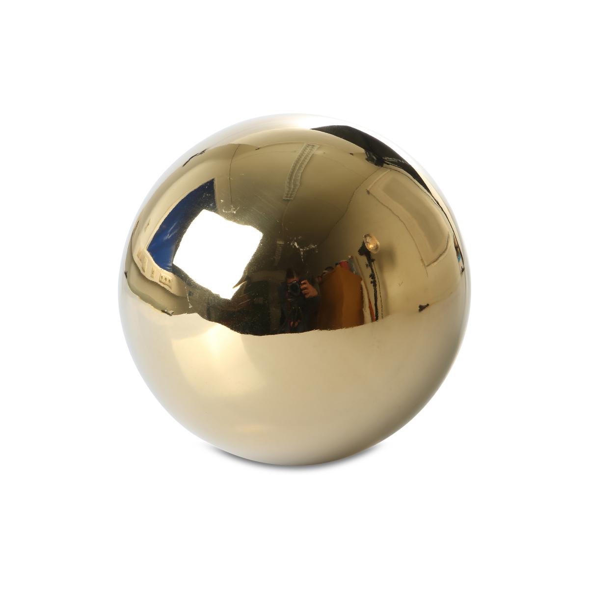 Edelstahl-Kugel gold