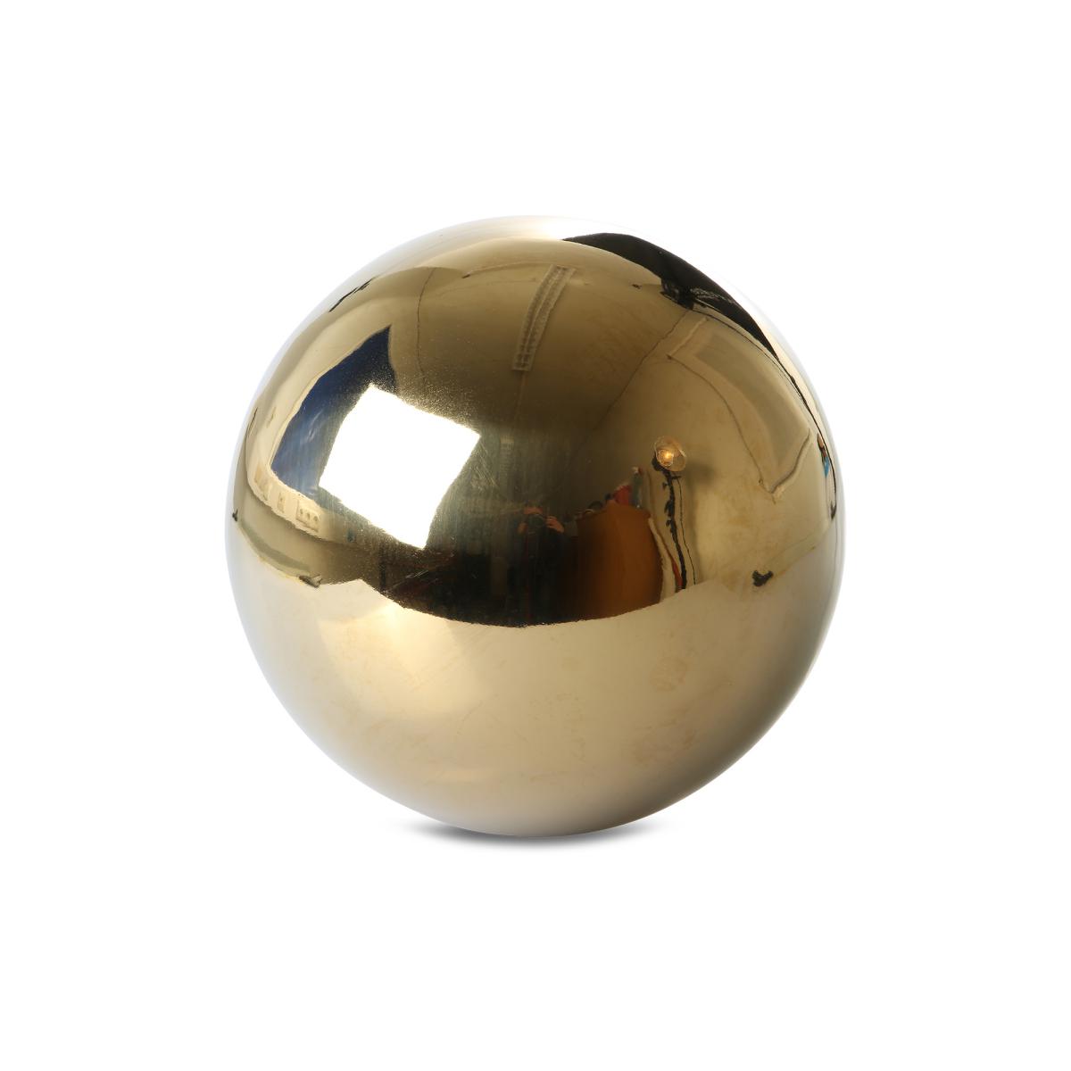 Edelstahl-Kugel gold