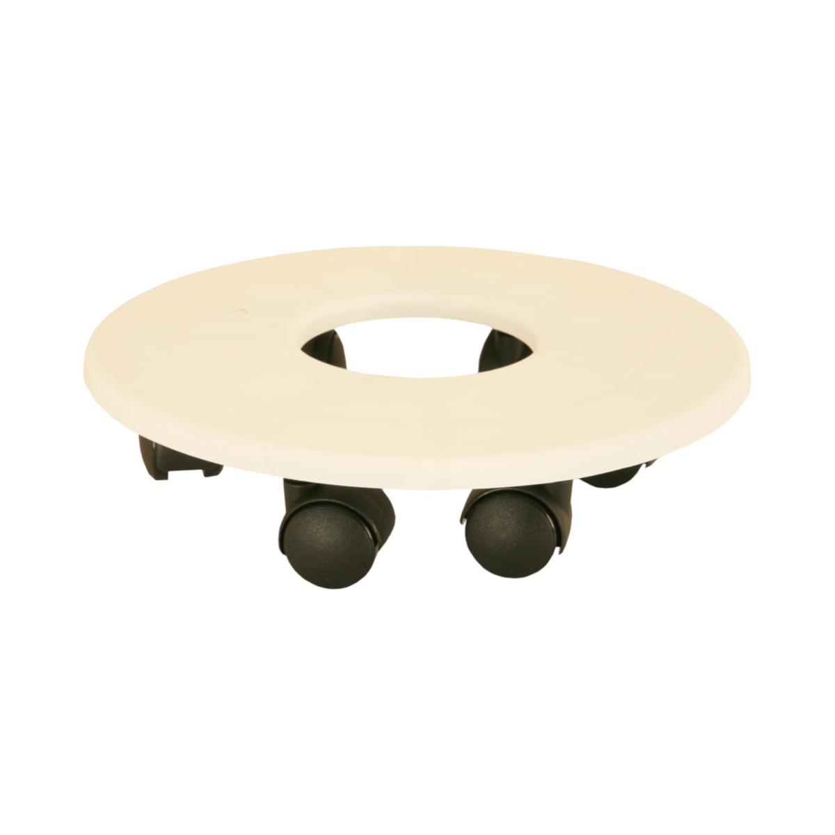 Riviera Pflanzenroller 6 Rollen blanc