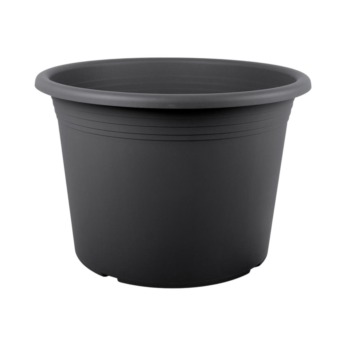 Blumentopf "Cilindro" rund anthrazit