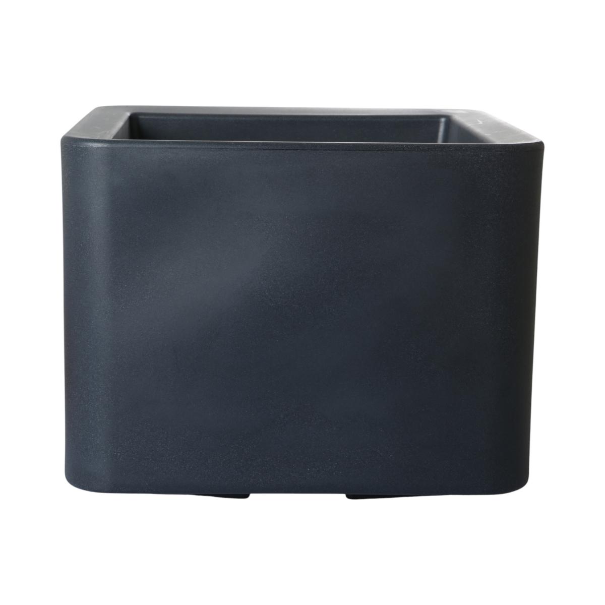 Pflanztopf Cube anthrazit