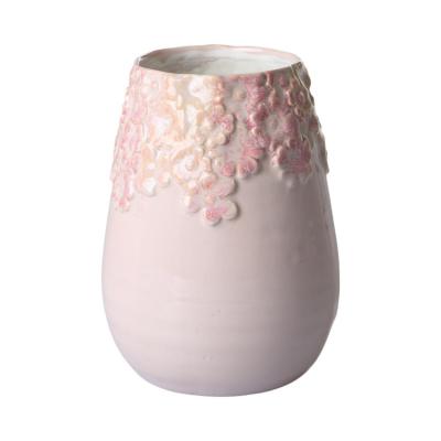 Vase mit Blütendesign