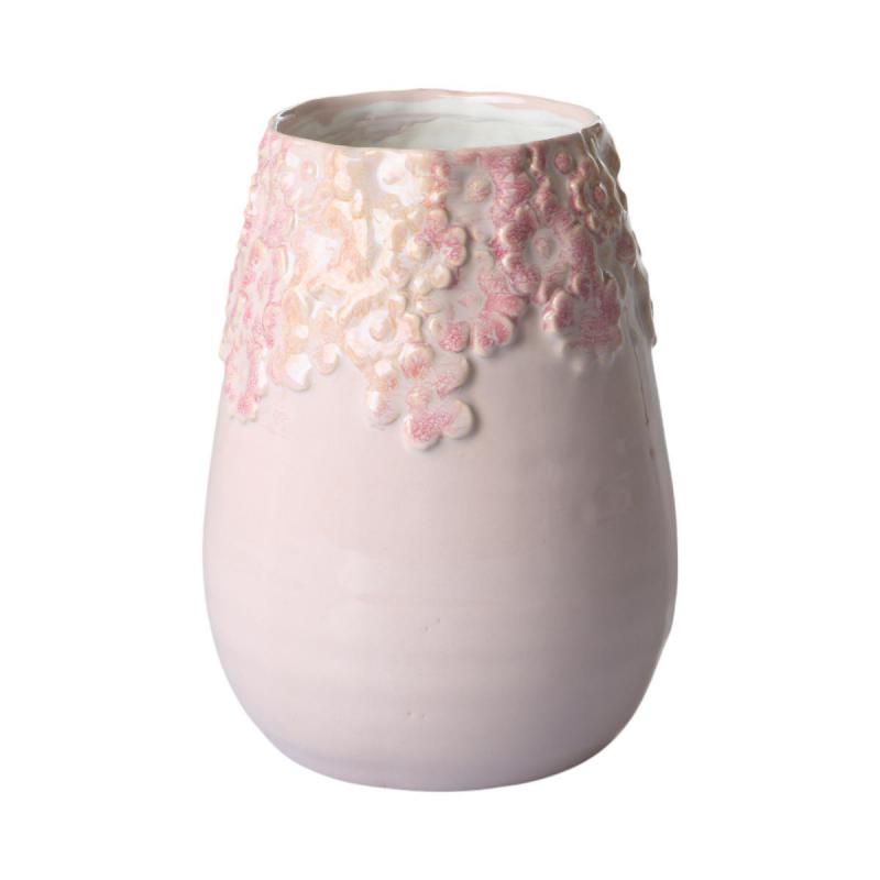 Vase mit Blütendesign