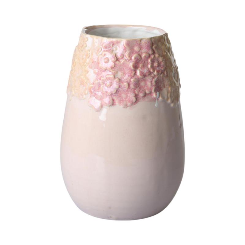 Vase mit Blütendesign