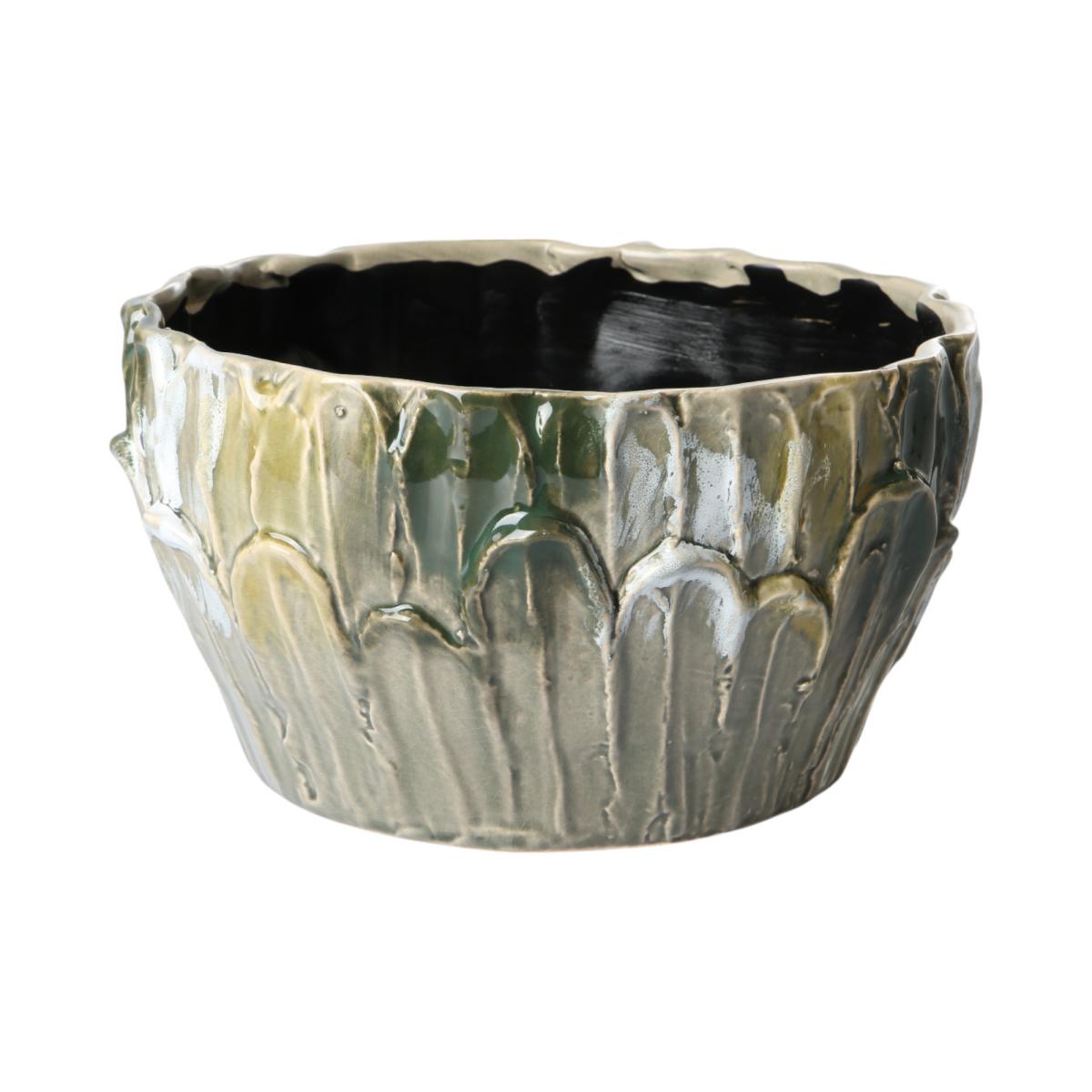 Schale mit Blattdesign