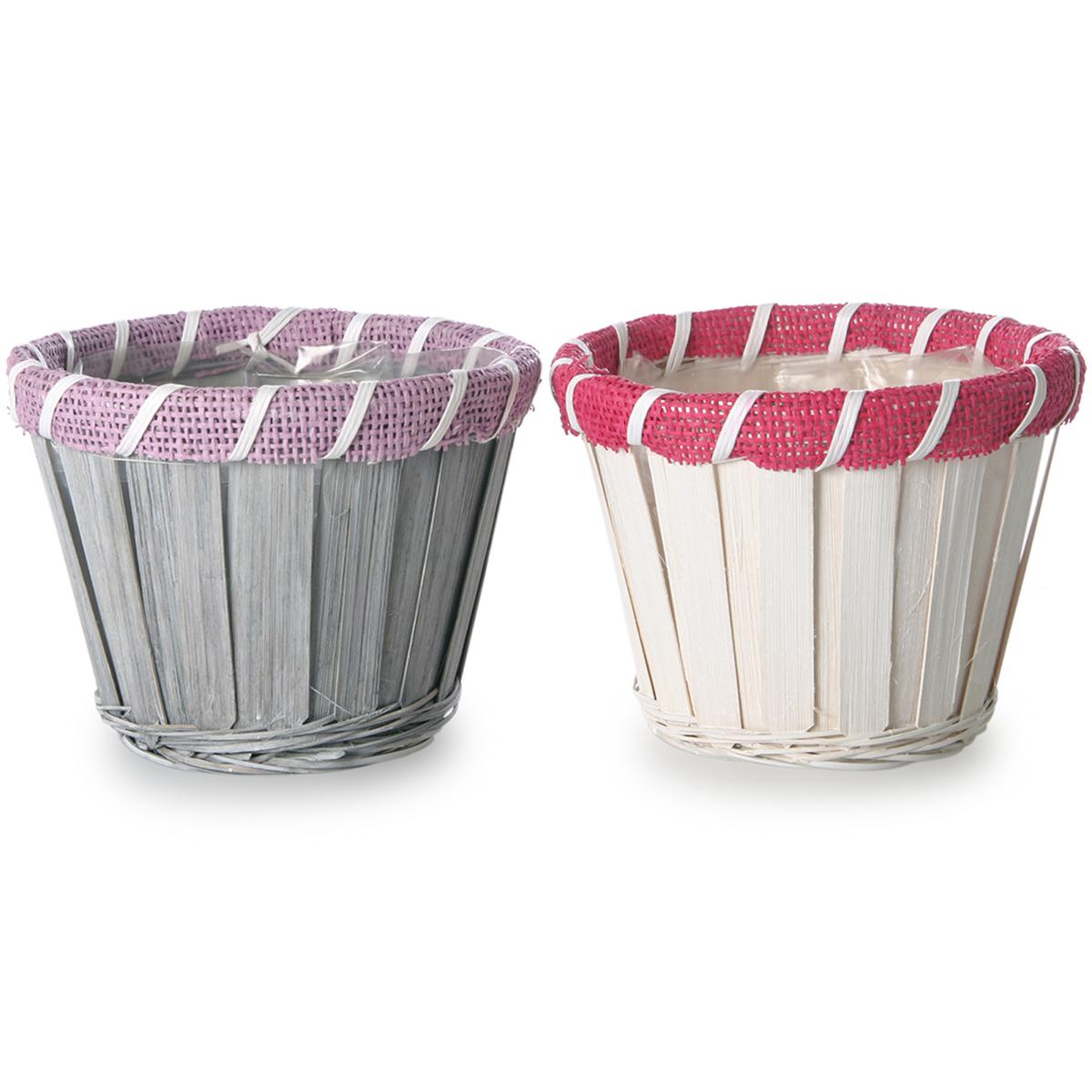 Spankorbtopf f. 13er weiß/grau Mix