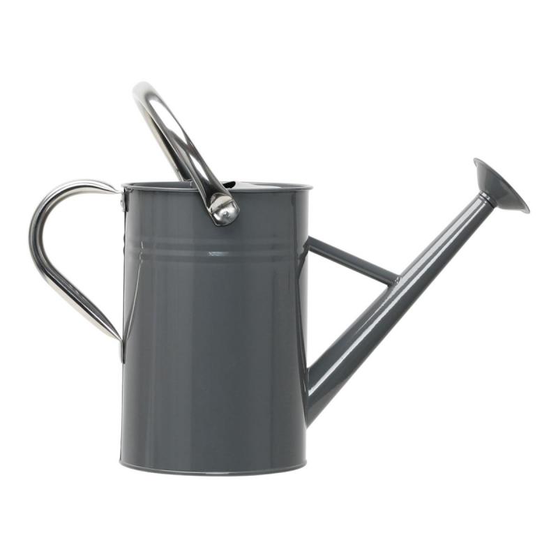 Metall-Gießkanne 4,5l Grau