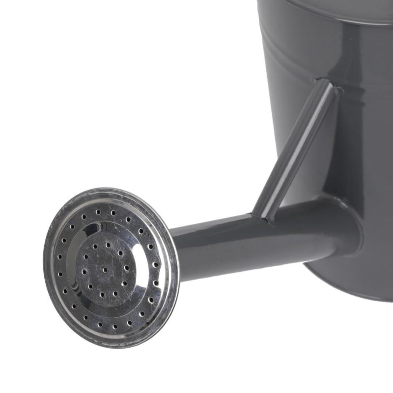 Metall-Gießkanne 4,5l Grau