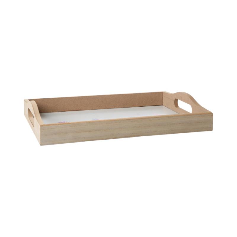 Tablett mit Blümchendesign