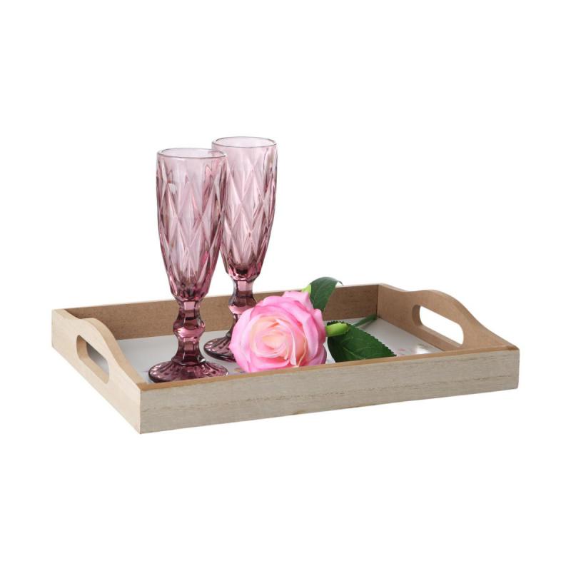 Tablett mit Blümchendesign