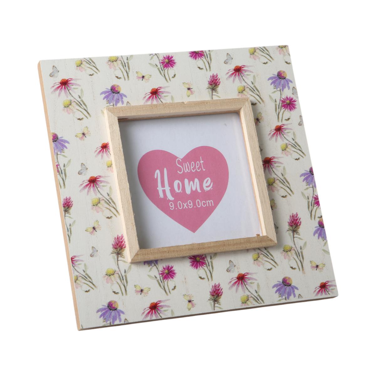Bilderrahmen mit Blümchendesign