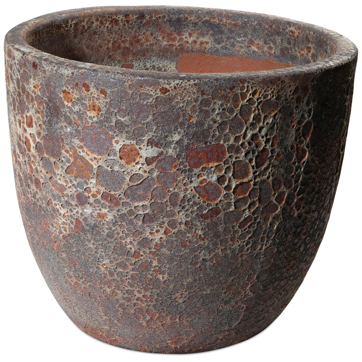 Outdoor Topf glasiert Bubble Rust