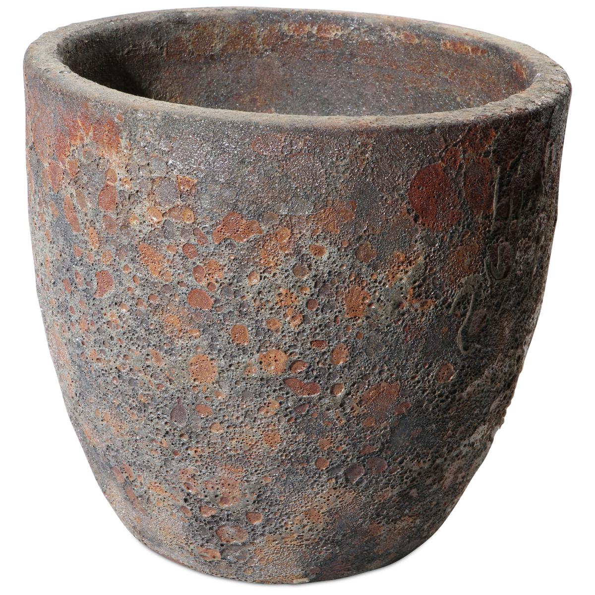 Outdoor Topf glasiert Bubble Rust