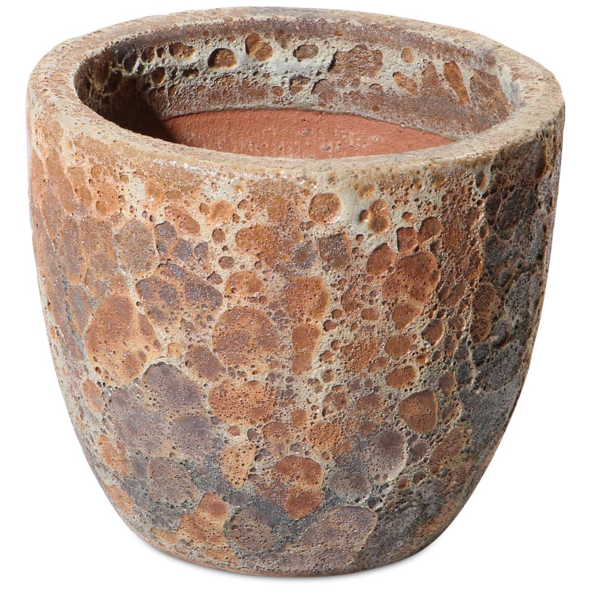 Outdoor Topf glasiert Bubble Rust