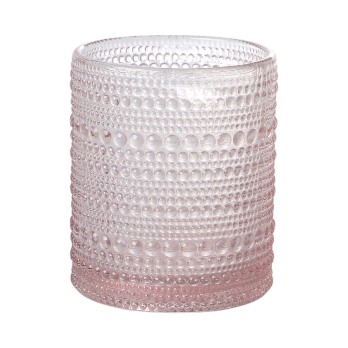 Teelichtglas rosa