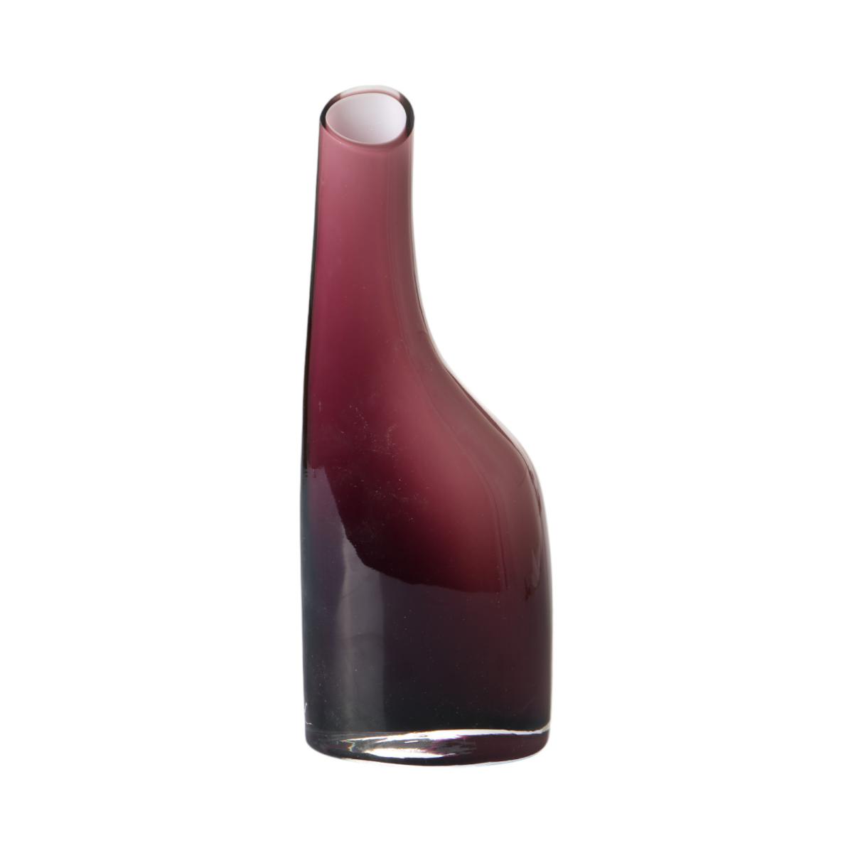 Vase organisch aubergine