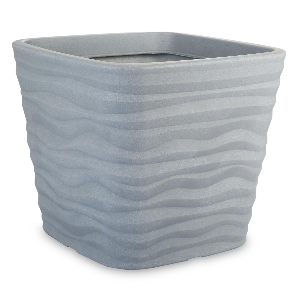 Topf Wellen grau 40cm