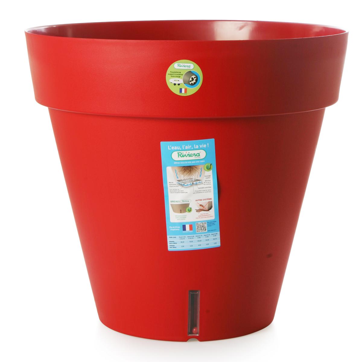 Riviera Loft Kübel 83l rouge