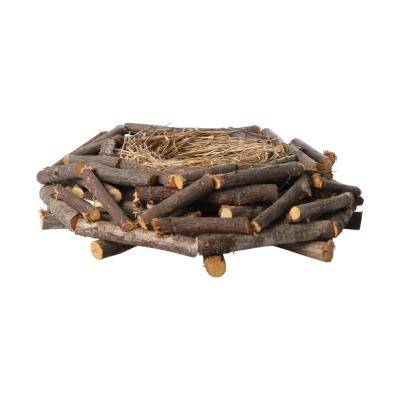 Weiden-Schnitt-Kranz 25cm m. Nest