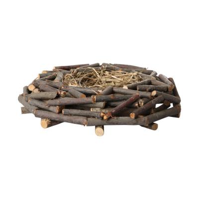 Weiden-Schnitt-Kranz 30cm m. Nest