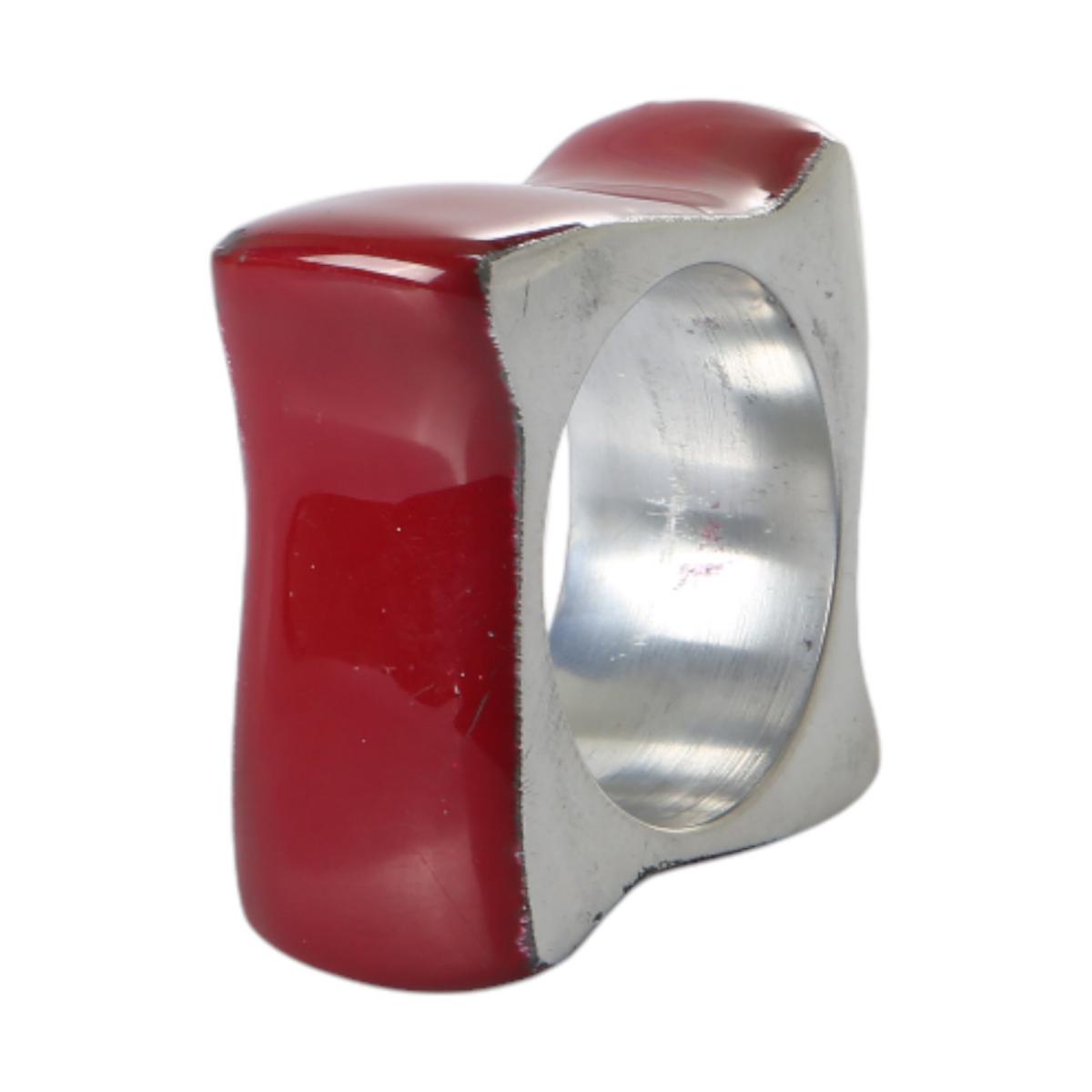 Alu-Serviettenring bordeaux