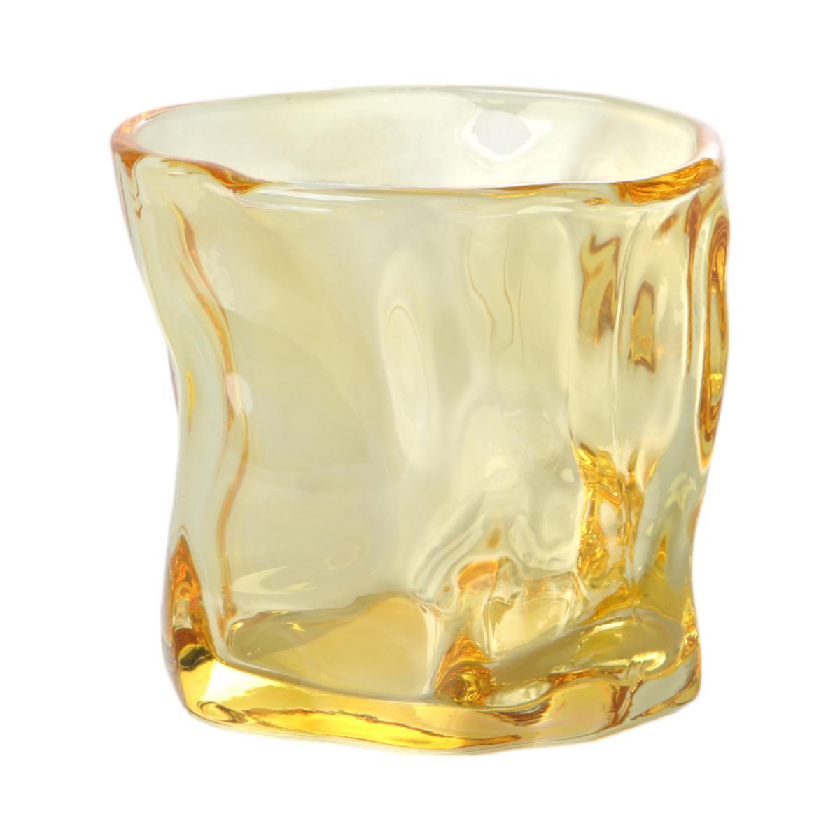 Trinkglas farbig gelb