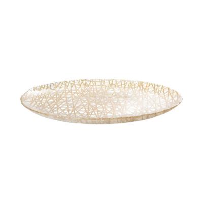 Platzteller gold struktrieriert