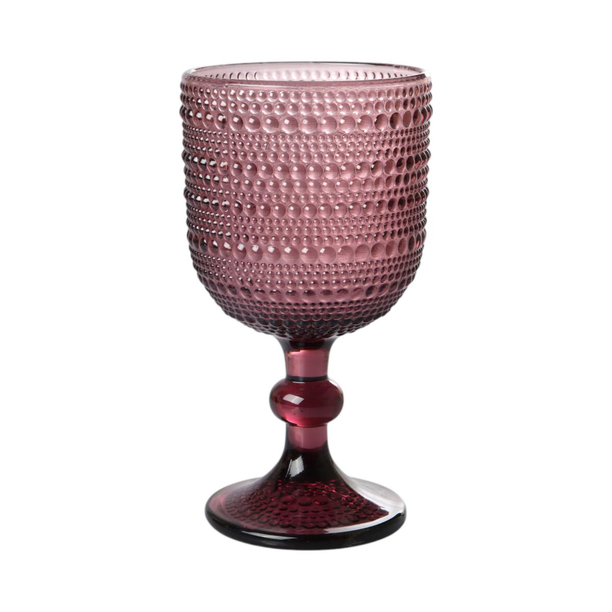 Pokal aubergine auf Fuß