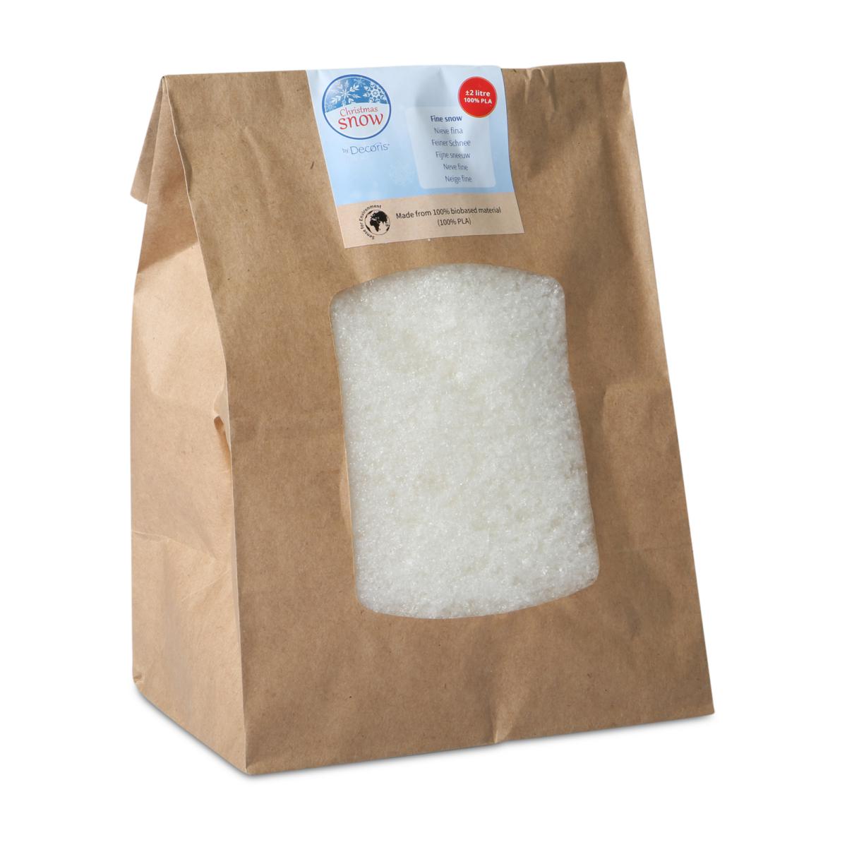 Schnee weiß biologisch abbaubar