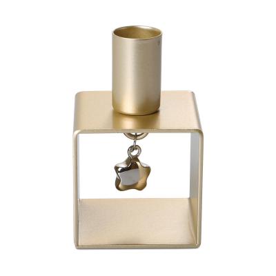 Kerzenständer champagner mit Stern