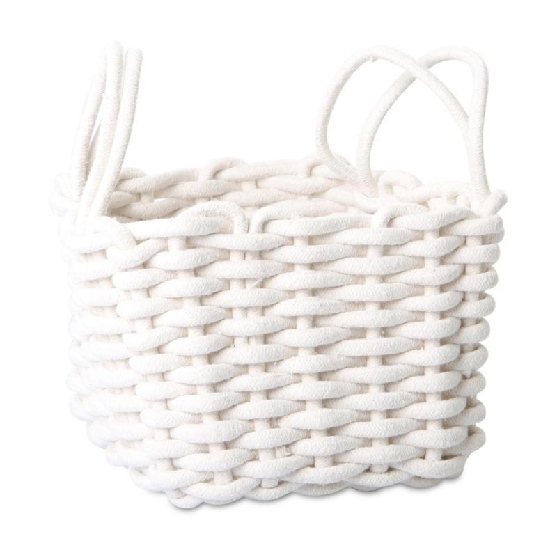 Korb quadratisch weiß