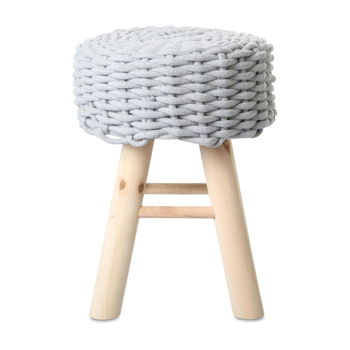 Hocker rund blau