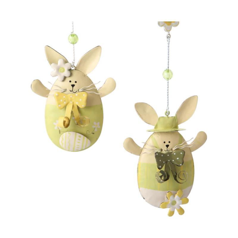 Blech-H&auml;nger Hase o. Huhn Motivmix