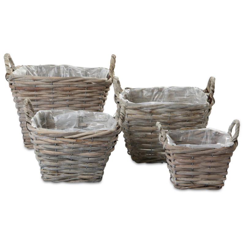 Korb eckig mit Griffen