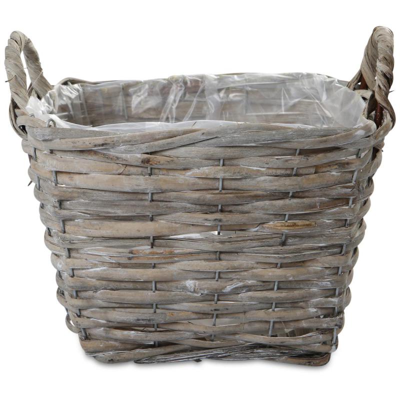 Korb eckig mit Griffen