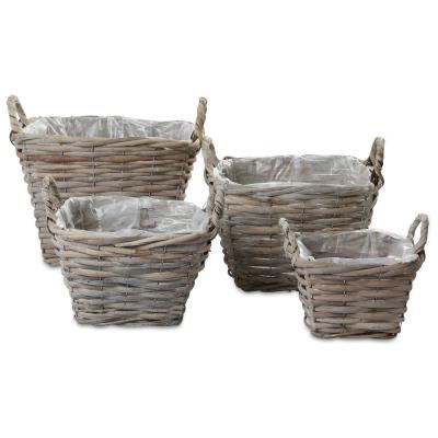 Korb eckig mit Griffen