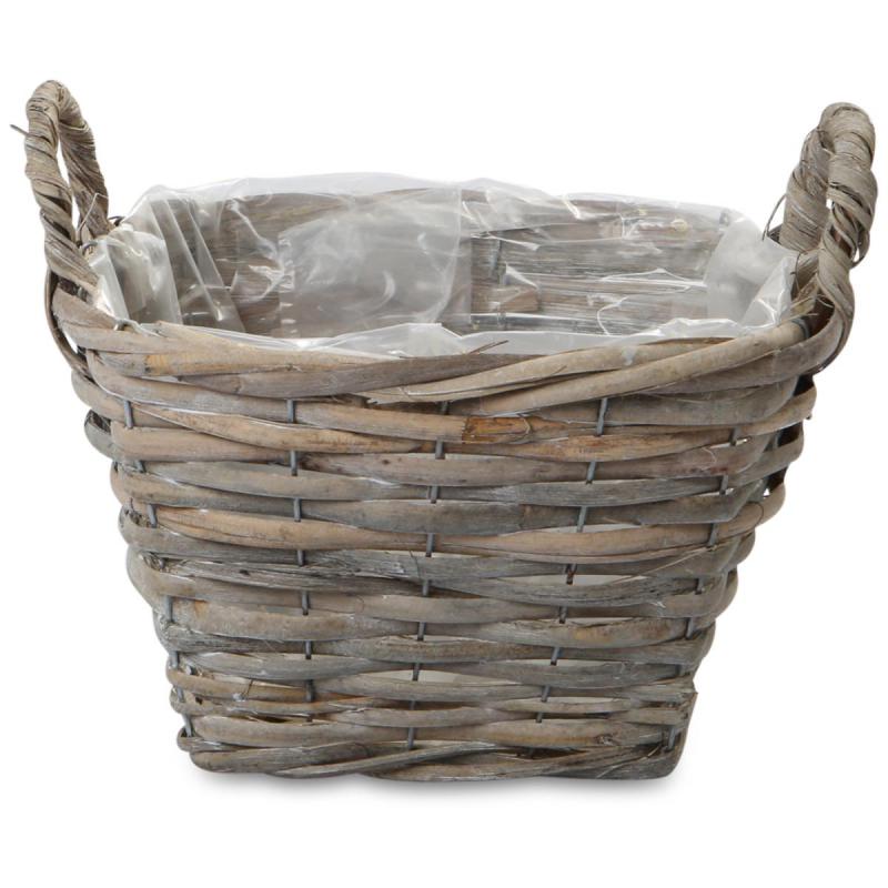 Korb eckig mit Griffen