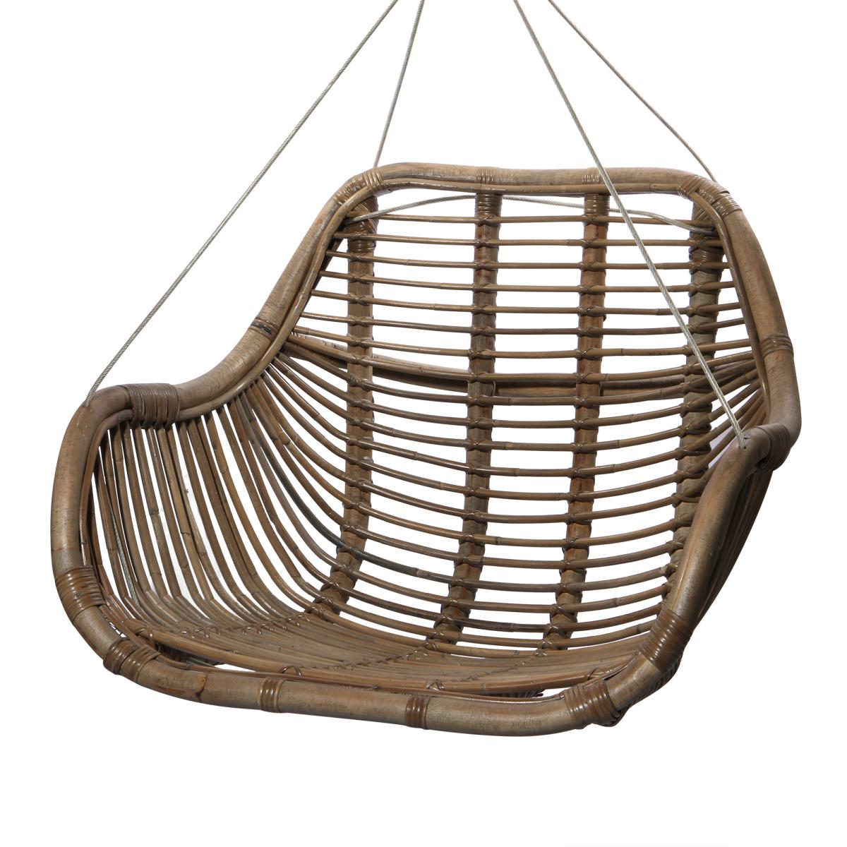 Rattan-Schaukelstuhl