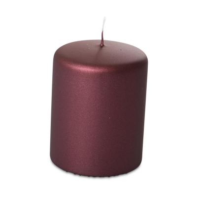 Flachkopf-Stumpen metallic im Beutel burgundy
