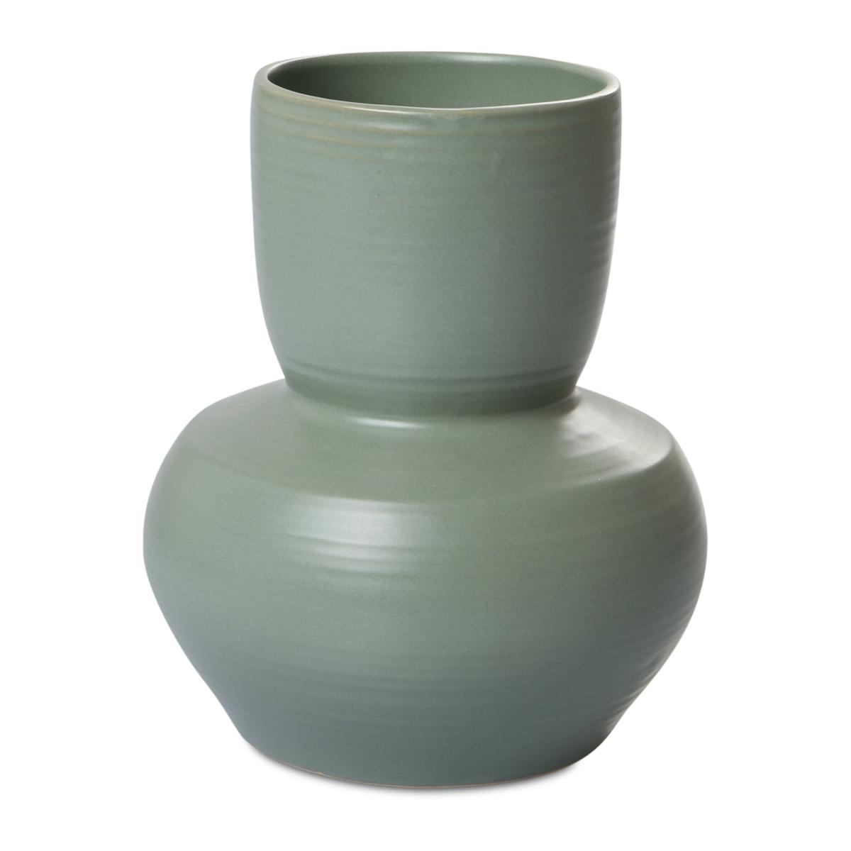 Kugelvase mit Hals Mint matt