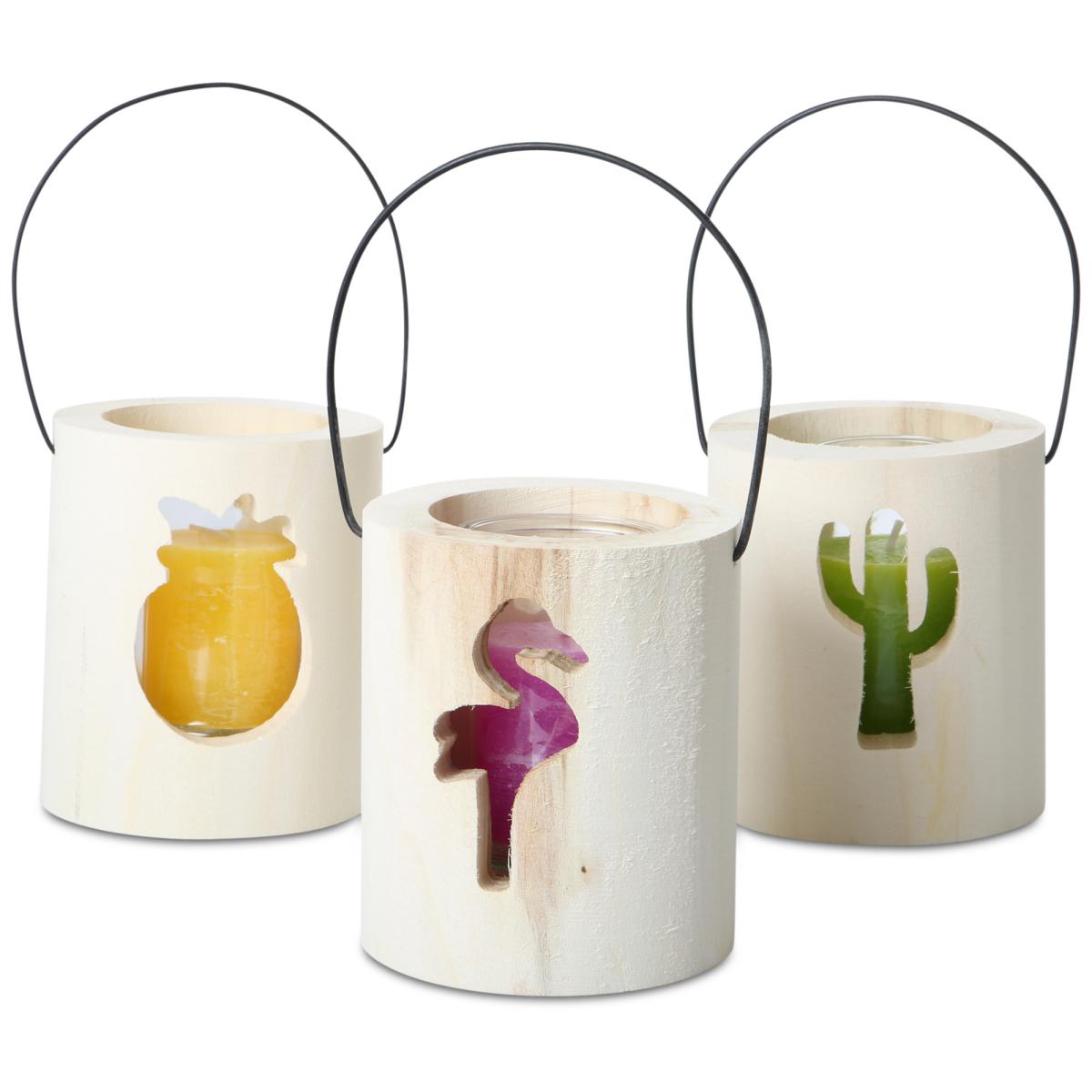 Laterne Ananas/Cactus/Flamingo