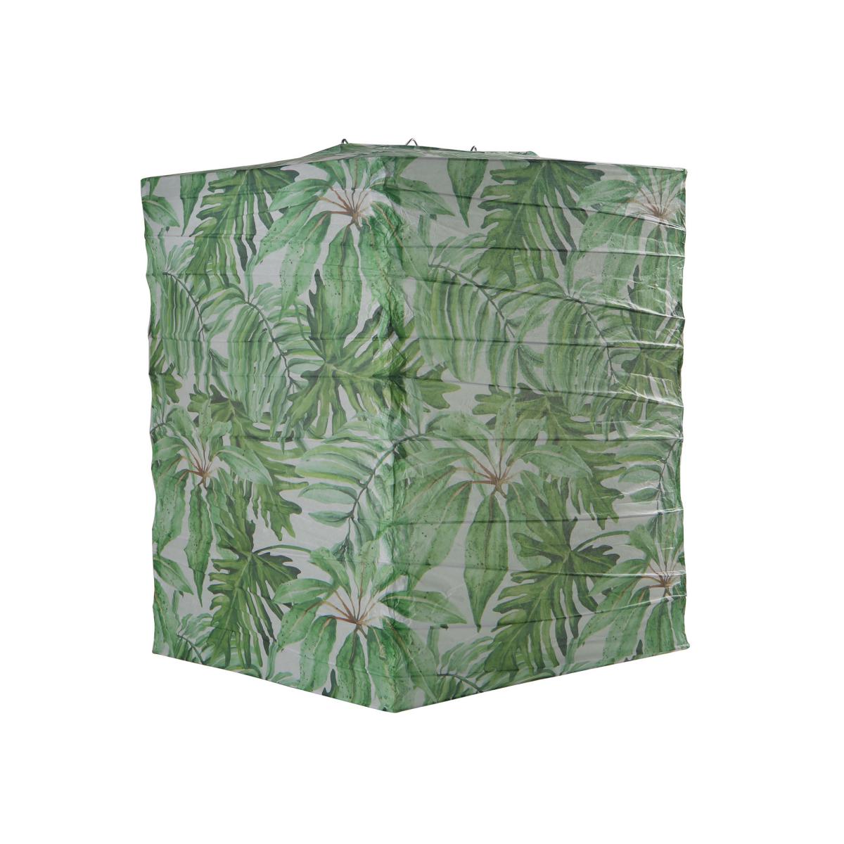 Lampion quadratisch Monstera