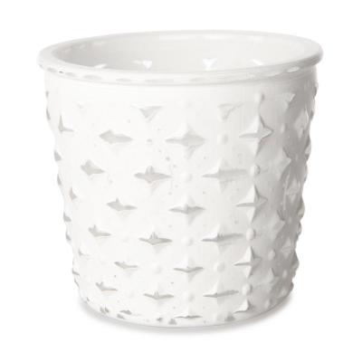 Windlicht silber-weiß