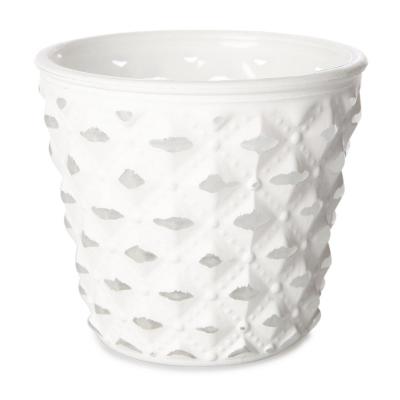 Windlicht silber-weiß