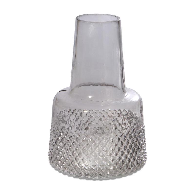 Tischvase grau