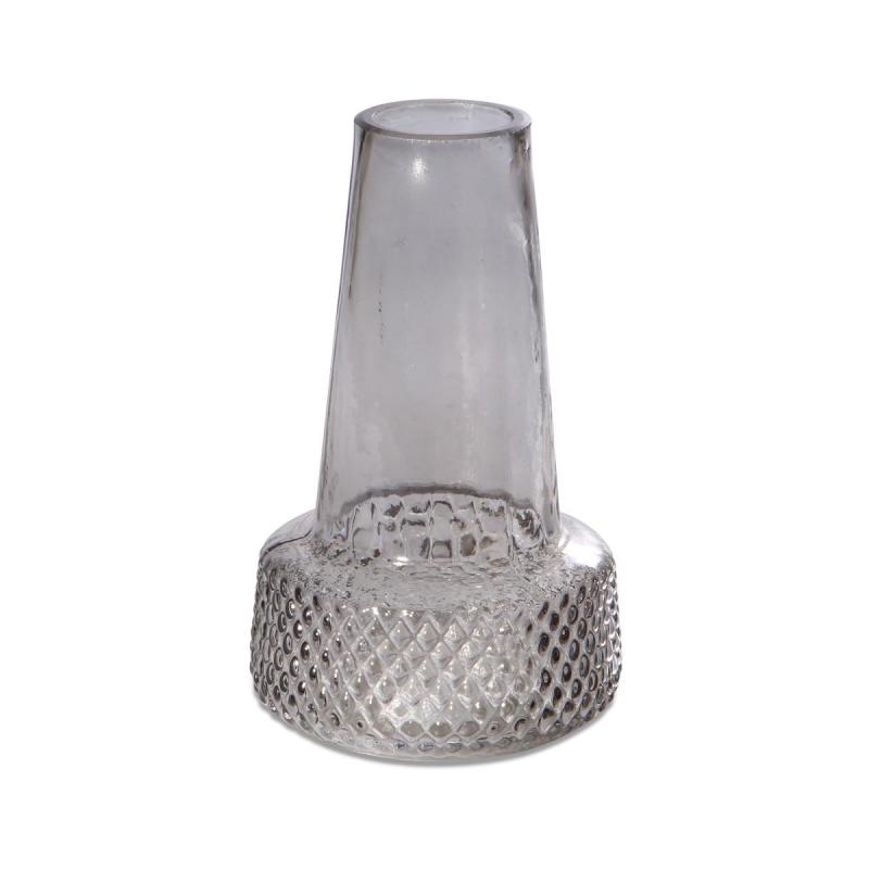 Tischvase grau