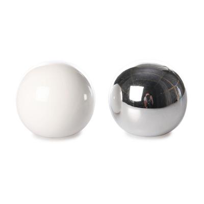 Kugel weiß/silber Mix