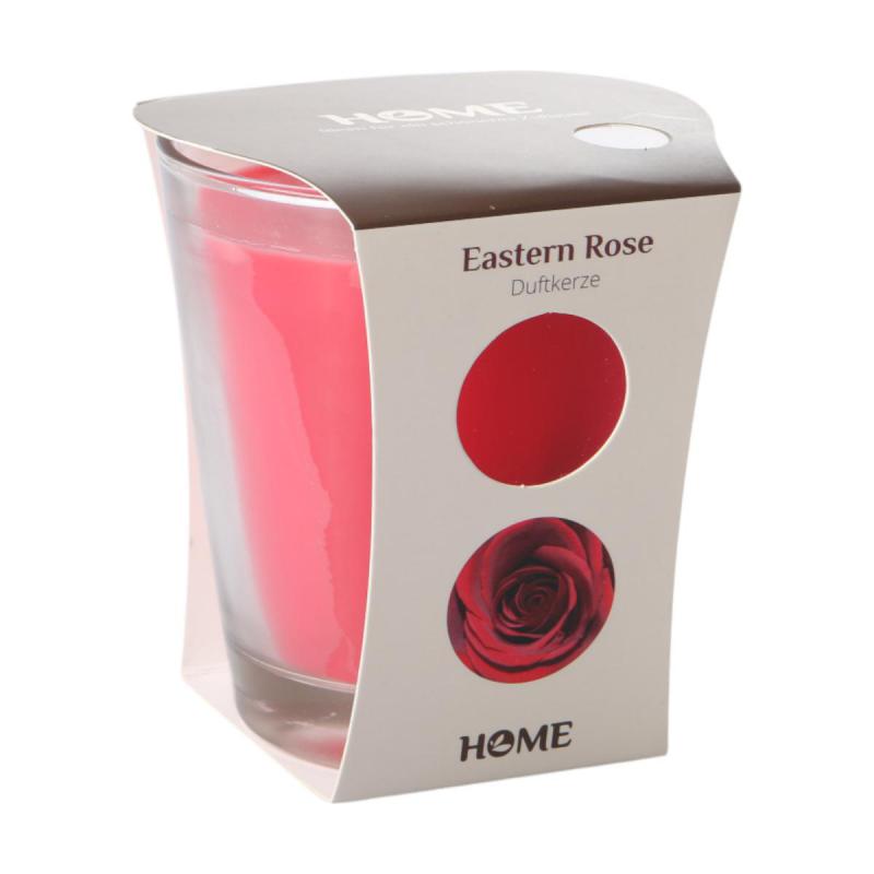 Duftkerze im Glas 220g Eastern Rose